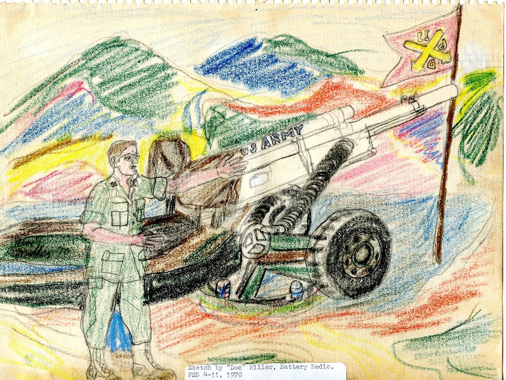 Crayon Drawing of CPT Joseph Monday